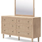 Cielden - Dresser And Mirror - Two-Tone