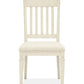 Newport - Dining Side Chair With Upholstered Seat (Set of 2) - Alabaster