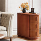 10.8" Solid Wood 3-Drawer Narrow End Table