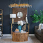 Elegant Table Lamp with Drum Shade
