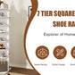 7-Tier Rotating Shoe Rack Tower
