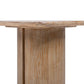 Sonoma 22" Square Pedestal Side Table - Rustic Greige