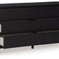 Danziar - Six Drawer Dresser - Black