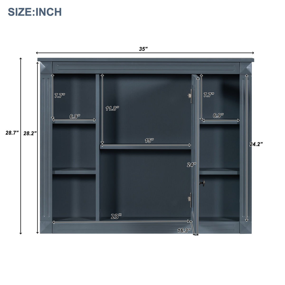 36'' Bathroom Vanity with Top Sink, Royal