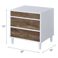 Lurel - Accent Table - White & Weathered Oak