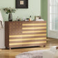 55-Inch Hand-Carved Buffet Sideboard Cabinet