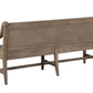 Paxton Place - Bench With Back - Dovetail Gray