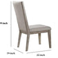 Rocky Fabric Armless Chair