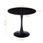 Black Round Dining Table