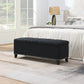 47.5" Storage Ottoman with Safety Close Hinge