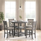 Wrenning - Drm Counter Table Set (Set of 5) - Gray