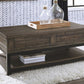 Johurst - LIFT TOP COCKTAIL TABLE - Grayish Brown