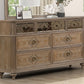 Simple Contemporary 1pc Dresser Rustic