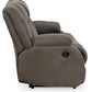 First Base - Reclining Sofa - Gunmetal