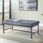 Brantley - Bench - Gray Velvet & Sandy Gray