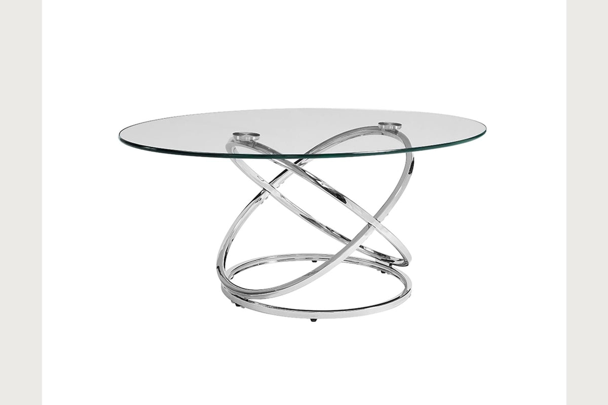 Modern Metal Cocktail Table Set