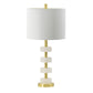 13x13x26" Marble Table Lamp