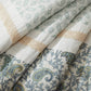 9 Piece Cotton Percale Comforter Set Aqua