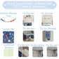 Jack Metal Junior House Twin Loft Bed with Slide and Curtain Set