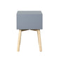 Mid-Century Modern Side Table with 2 Drawers