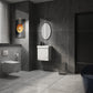20" Wall-Mounted Bathroom Vanity with Ceramic Sink