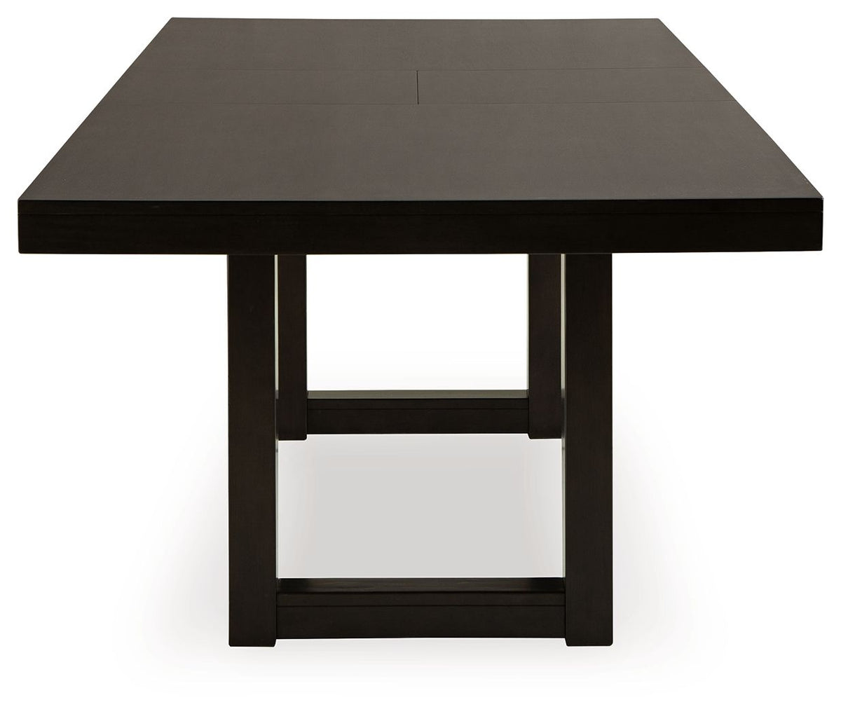Neymorton - 7 Pc. - Rectangular Extension Table, 6 Side Chairs - Dark Grayish Brown - view 7
