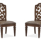 Durango - Wood Dining Side Chair With Upholstered Seat (Set of 2) - Willadeene Brown