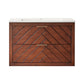30" Pre-Assembled Wall Mounted & Floating Single Vanity Cabinet