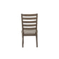 Casual Side Dining Chair with Ladder Back (Set of 2)