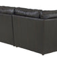 Denali - Italian Leather Match Sectional