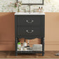 24" Bathroom Vanity with Ceramic Sink