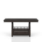 Deep Coffee Counter Height Dining Table