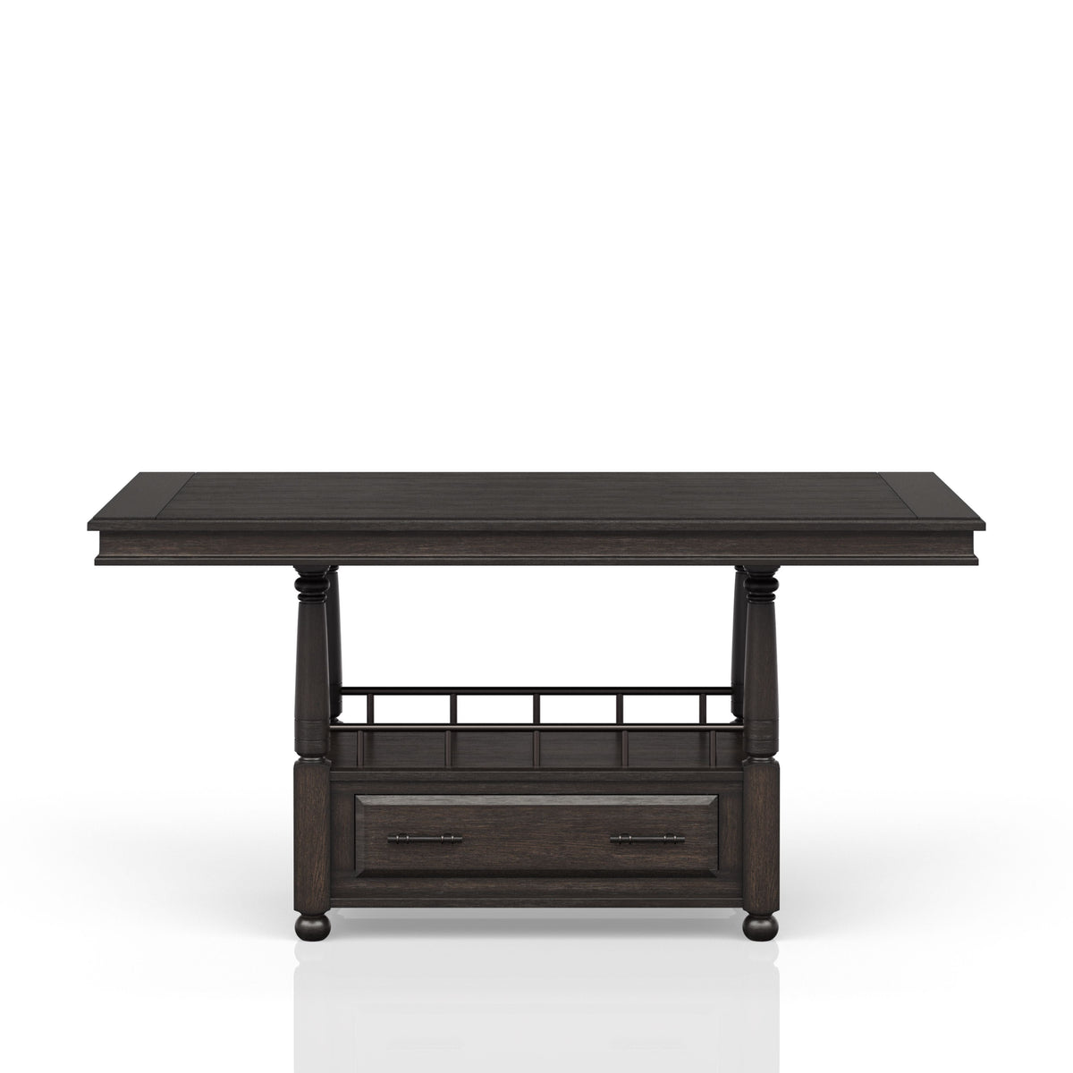 Deep Coffee Counter Height Dining Table