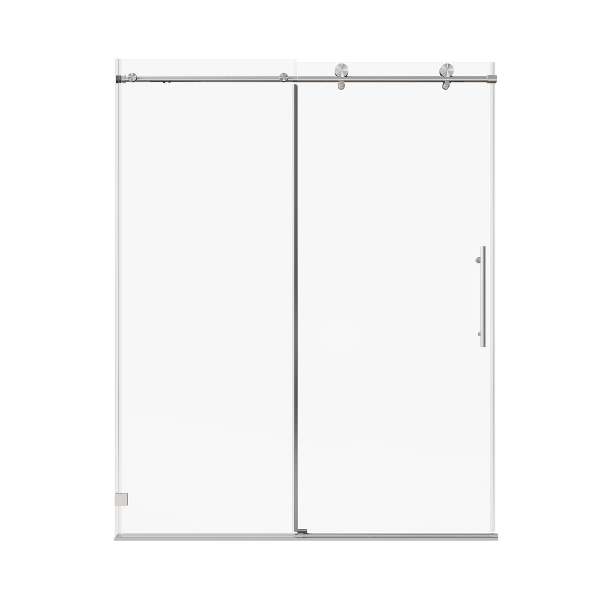 Frameless Single Sliding Shower Doors - 56-60" W x 74" H