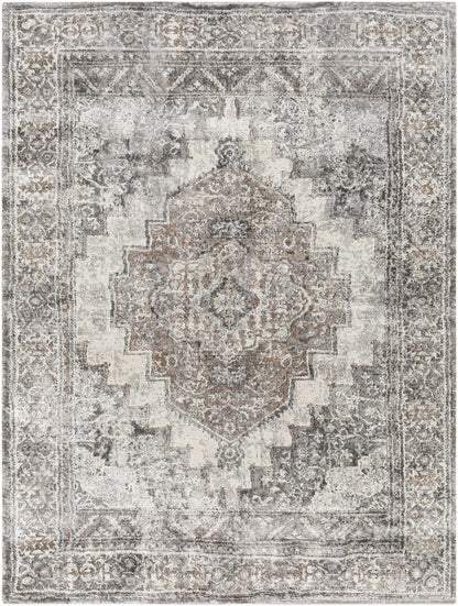 Manaring Charcoal Luxe Thick Area Rug - Clearance