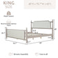 King Size Upholstered Platform Bed