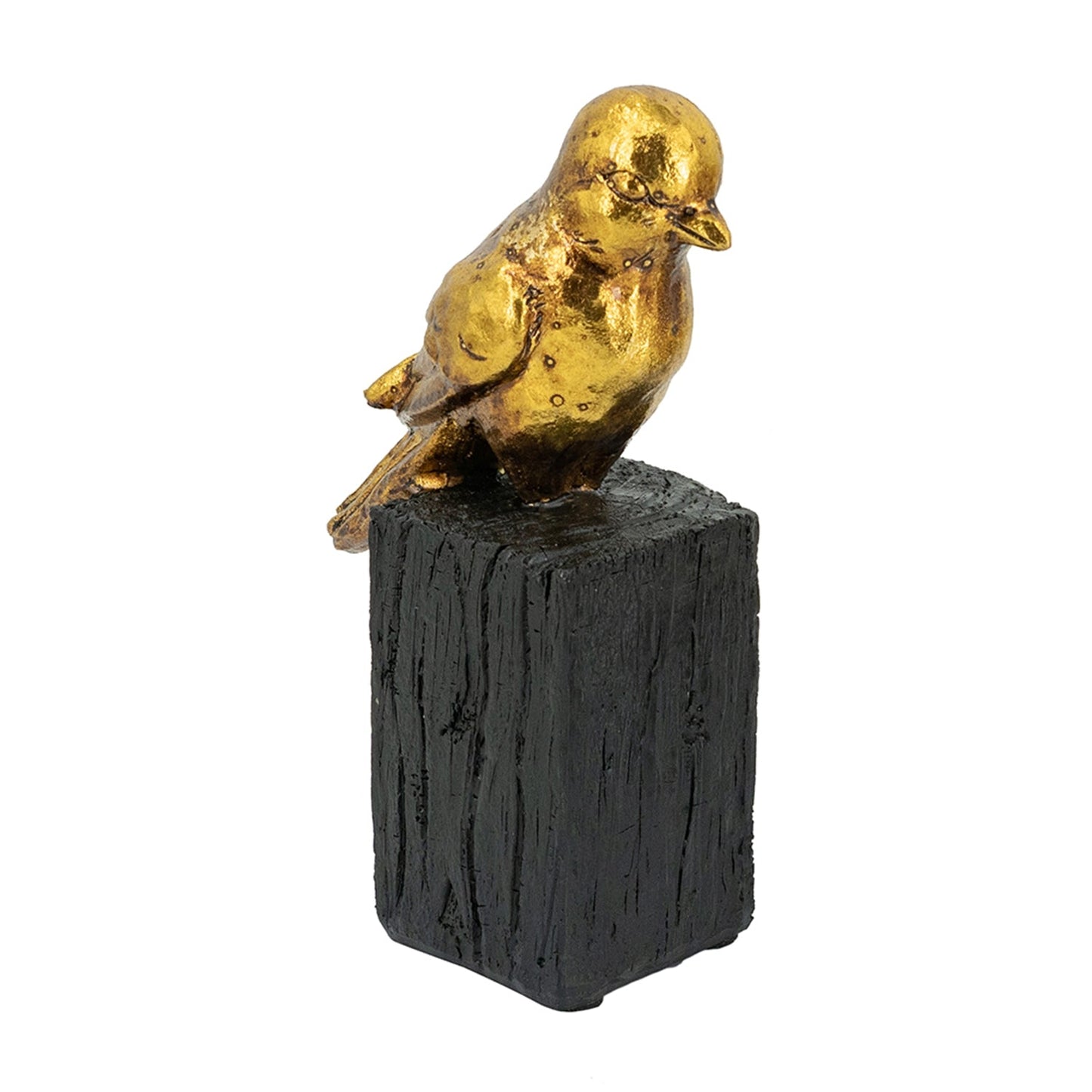 Sparrow Sculpture on Faux Branch
