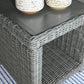 Elite Park - Square End Table - Gray