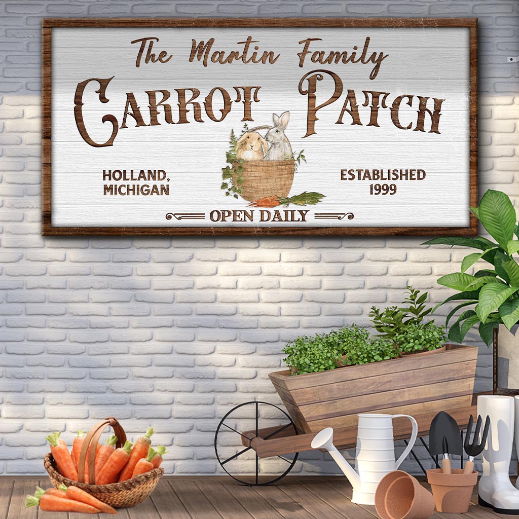 Carrot Patch Easter Sign III - view 3