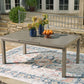 Beach Front - RECT Dining Room EXT Table - Beige