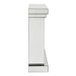 Noralie - 42" Fireplace - Mirrored & Faux Diamonds