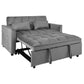 3 In 1 Pull Out Couch Convertible Sofa Bed With Reclining Backrest - view 4