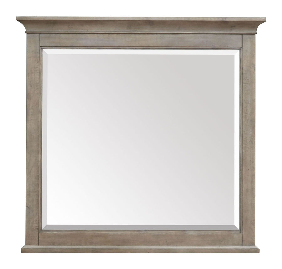 Paxton Place - Wood Landscape Mirror - Dove Tail Gray