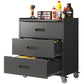 Heavy-Duty Metal Storage Cabinet with Wheels