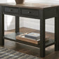 Tyler Creek - Sofa Table - Grayish Brown / Black