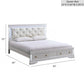 Verona G6735B-QSB Queen Bed (Mattress Not Included), Pearl
