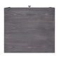 Iban - End Table - Gray Oak & Chrome