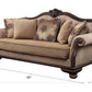Chateau De Ville - Sofa With 5 Pillows (Same Lv01588) - Fabric & Espresso