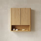 ZULA 26" Wall-Mounted Striped Bathroom Cabinet