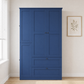 TOPMAX 73.6" Tall Farmhouse Kitchen Pantry Cabinet